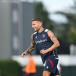 Immobile in allenamento