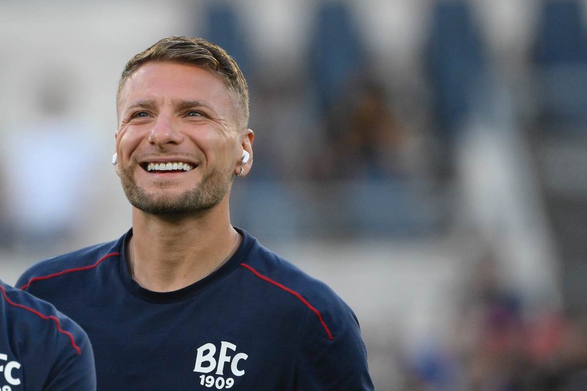Ciro Immobile prima di Roma-Bologna