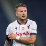 Ciro Immobile con la maglia del Bologna