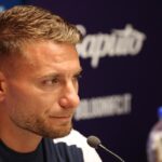 Ciro Immobile durante la presentazione al Bologna