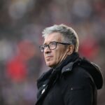 Claudio Fenucci of Bologna FC looks on during the Serie A TIM match between Udinese Calcio and Bologna FC at Dacia Arena on December 30, 2023 in Udine, Italy.