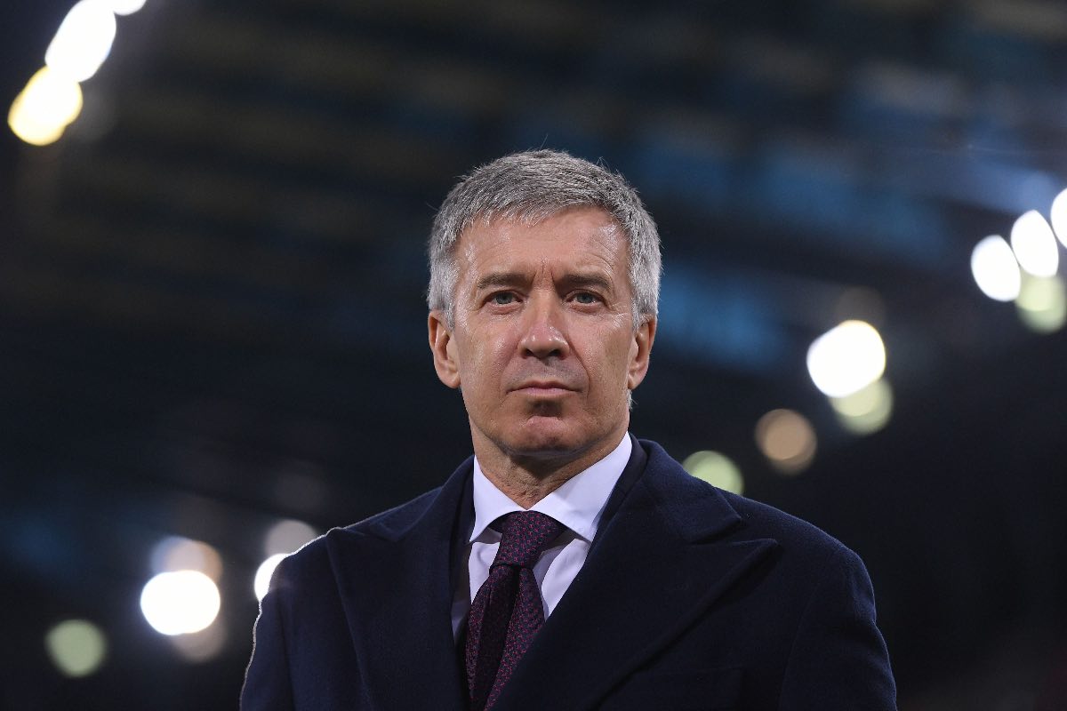 Claudio Fenucci, ad del Bologna, in primo piano