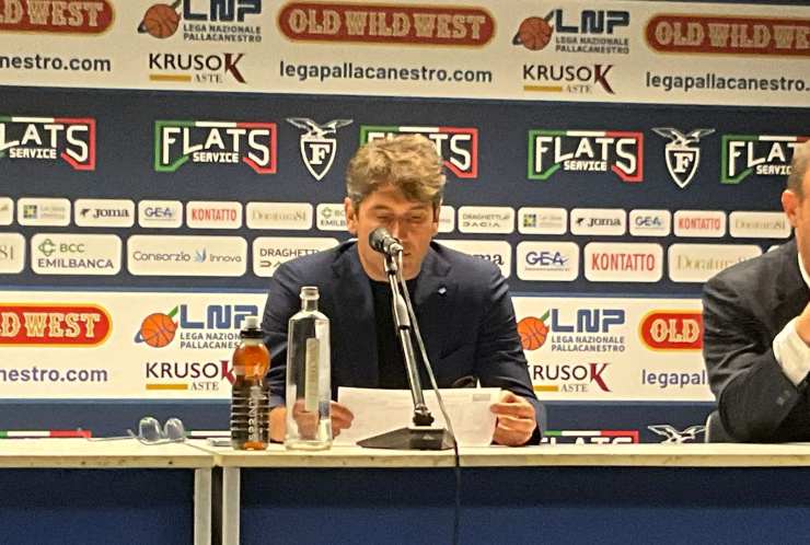 Stefano Rajola in conferenza stampa