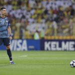 Cristiano Ronaldo impegnato in campo