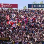 BOLOGNA, ITALY - APRIL 25: Supporters of Bologna FC prior to the Serie A match between Bologna FC 1909 and AS Roma at Renato Dall'Ara Stadium on April 25, 2026 in Bologna, Italy.