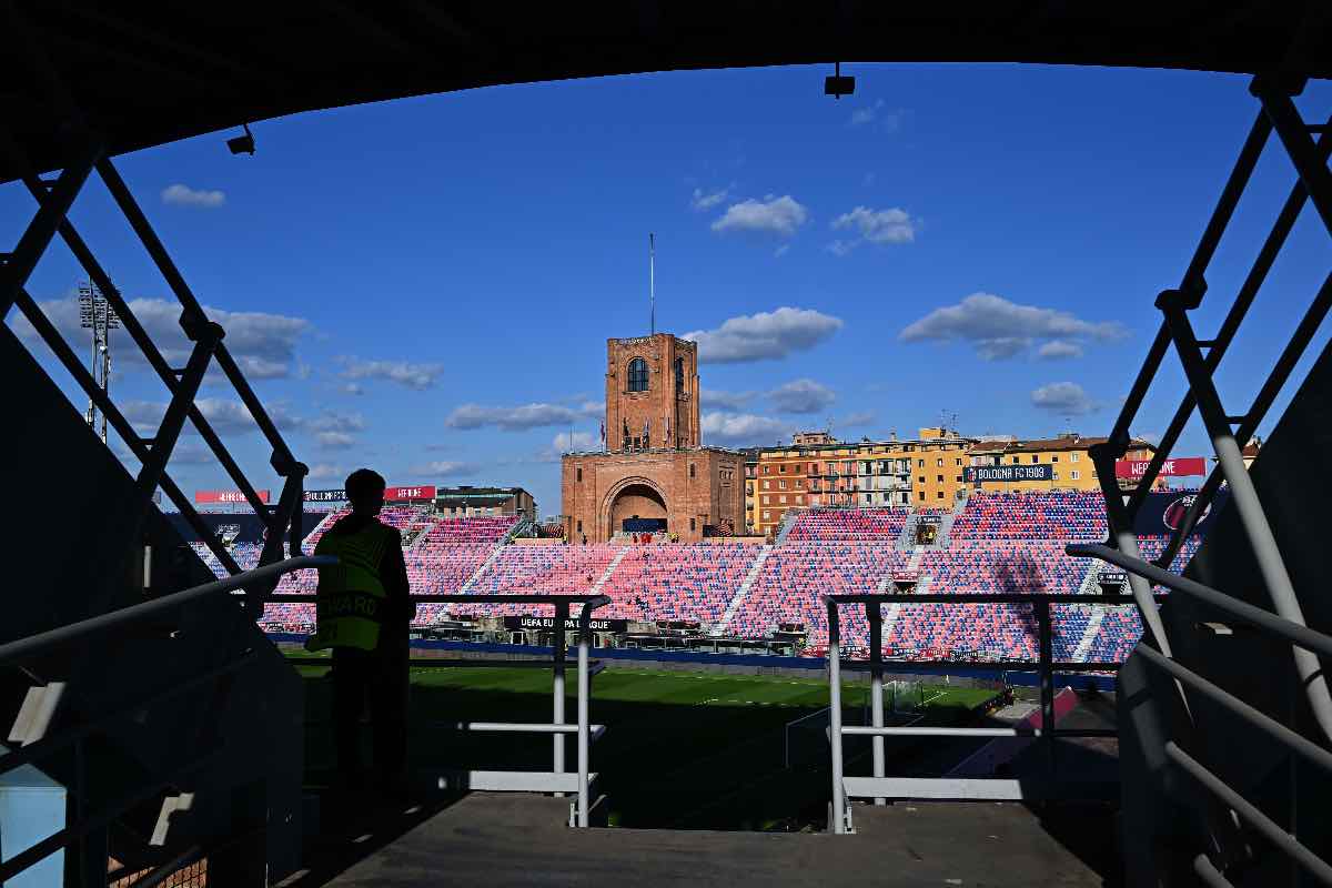Lo stadio Dall’Ara di Bologna
