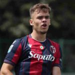 Dallinga con la maglia del Bologna