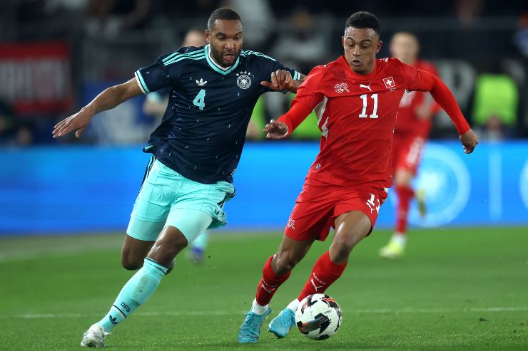 Ndoye con la Nazionale