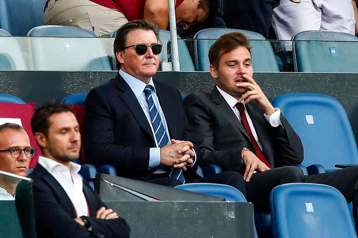 Dan e Ryan Friedkin in tribuna all'Olimpico