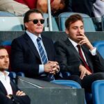 Dan e Ryan Friedkin in tribuna all'Olimpico