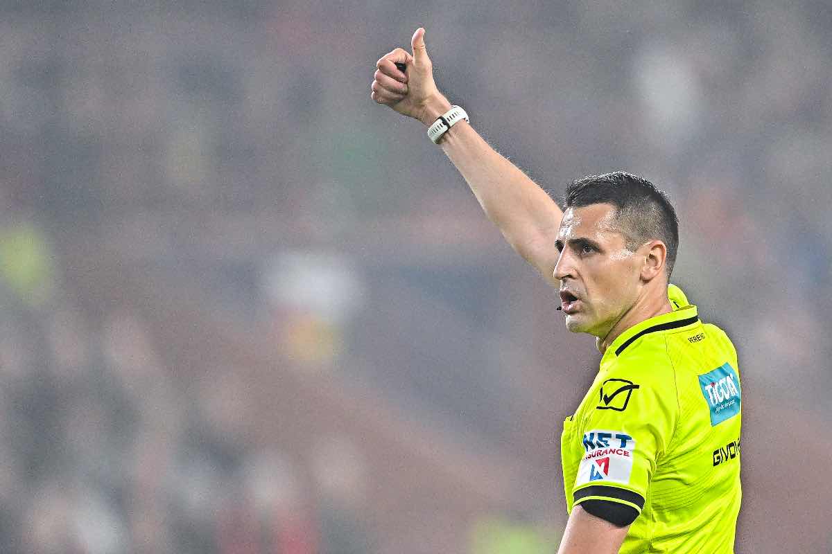 Daniele Perenzoni durante Genoa-Udinese