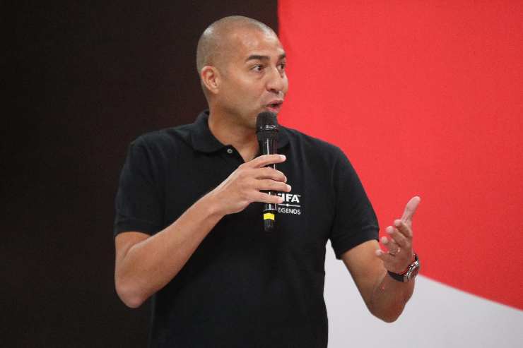 David Trezeguet in primo piano
