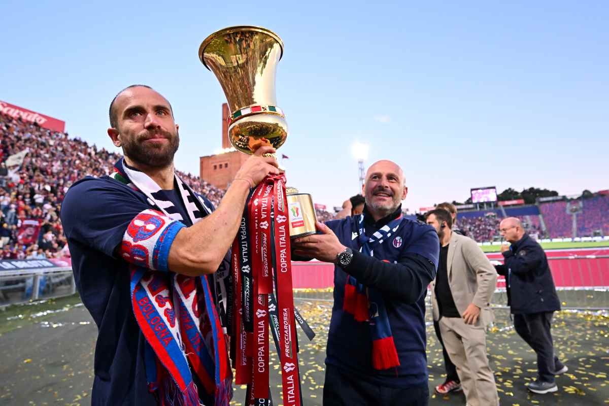 De Silvestri con la Coppa Italia