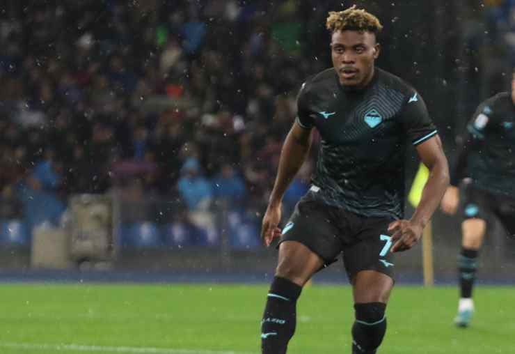 Dele Bashiru con la maglia della Lazio