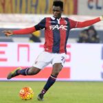 Diawara con la maglia del Bologna