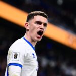 Dion Gallapeni durante Slovacchia-Kosovo valida per le qualificazioni ai Mondiali 2026