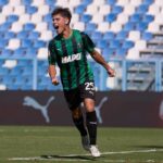 Domínguez esulta dopo un gol