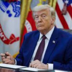 Donald Trump nello studio Ovale