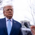 Donald Trump in primo piano