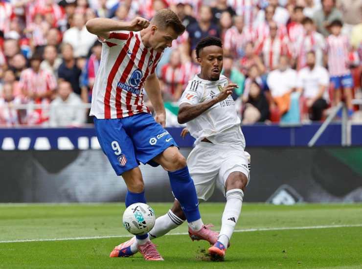 Eder Miliao contro l'Atletico