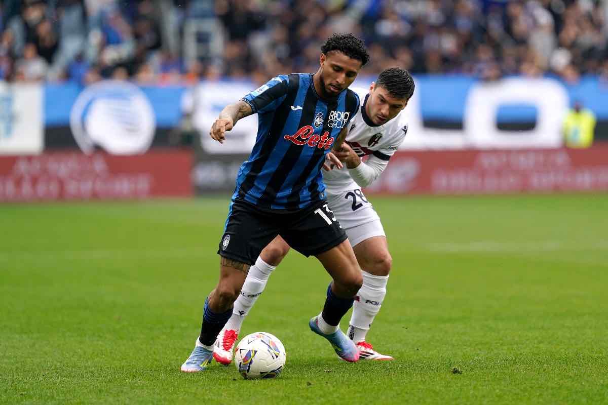 Ederson e Cambiaghi durante l’ultimo Atalanta-Bologna