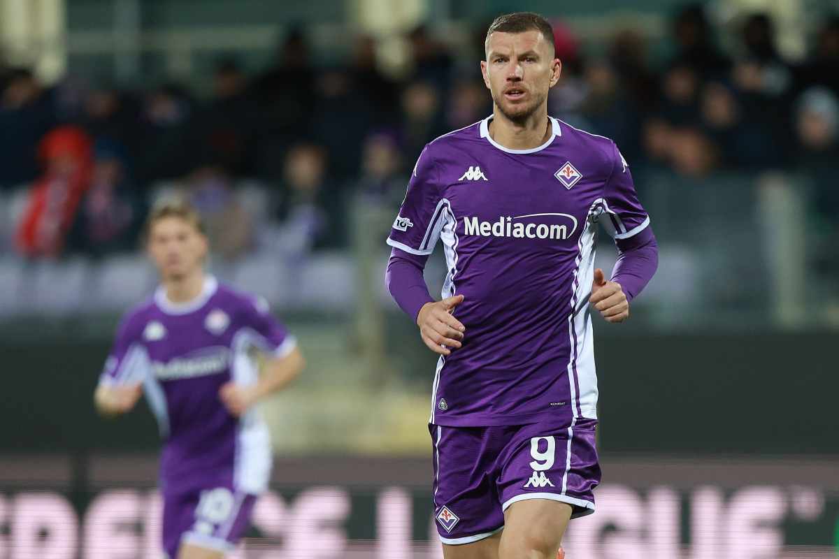 Edin Dzeko in azione