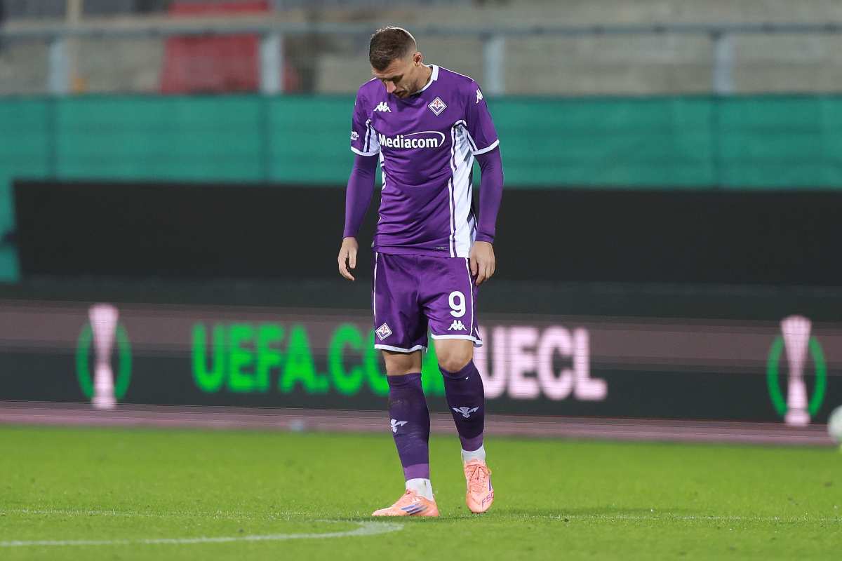 Edin Dzeko in azione