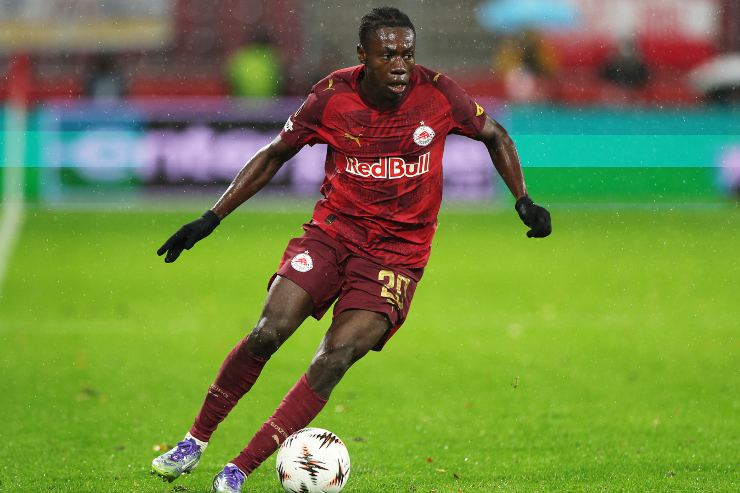 Edmund Baidoo con la maglia del Salisburgo