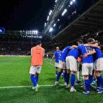 L'Italia esulta dopo un gol