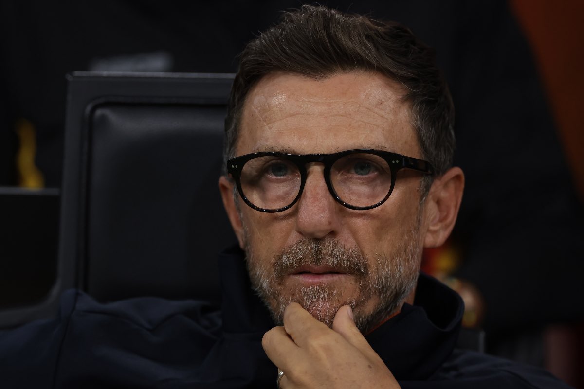 Eusebio Di Francesco durante Milan-Lecce di Coppa Italia
