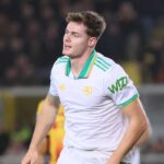 Evan Ferguson esulta