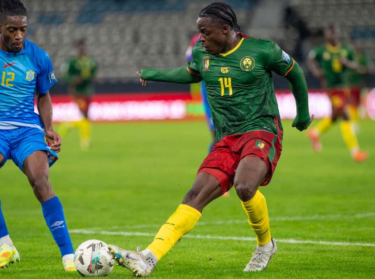 Eyong con il Camerun