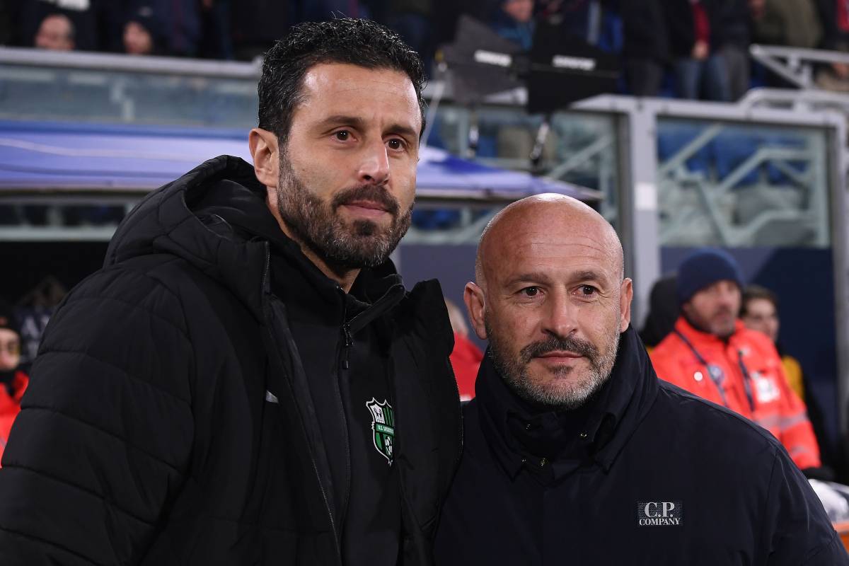 Grosso e Italiano in posa a inizio partita