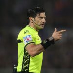 Fabio Maresca durante la direzione di Fiorentina-Milan