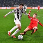 Fabio Miretti in azione durante Juventus-Benfica
