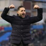 Cesc Fabregas manager of Como 1907 celebrates the victory after during the Serie A match between Pisa SC and Como 1907 at Arena Garibaldi on January 6, 2026 in Pisa, Italy.