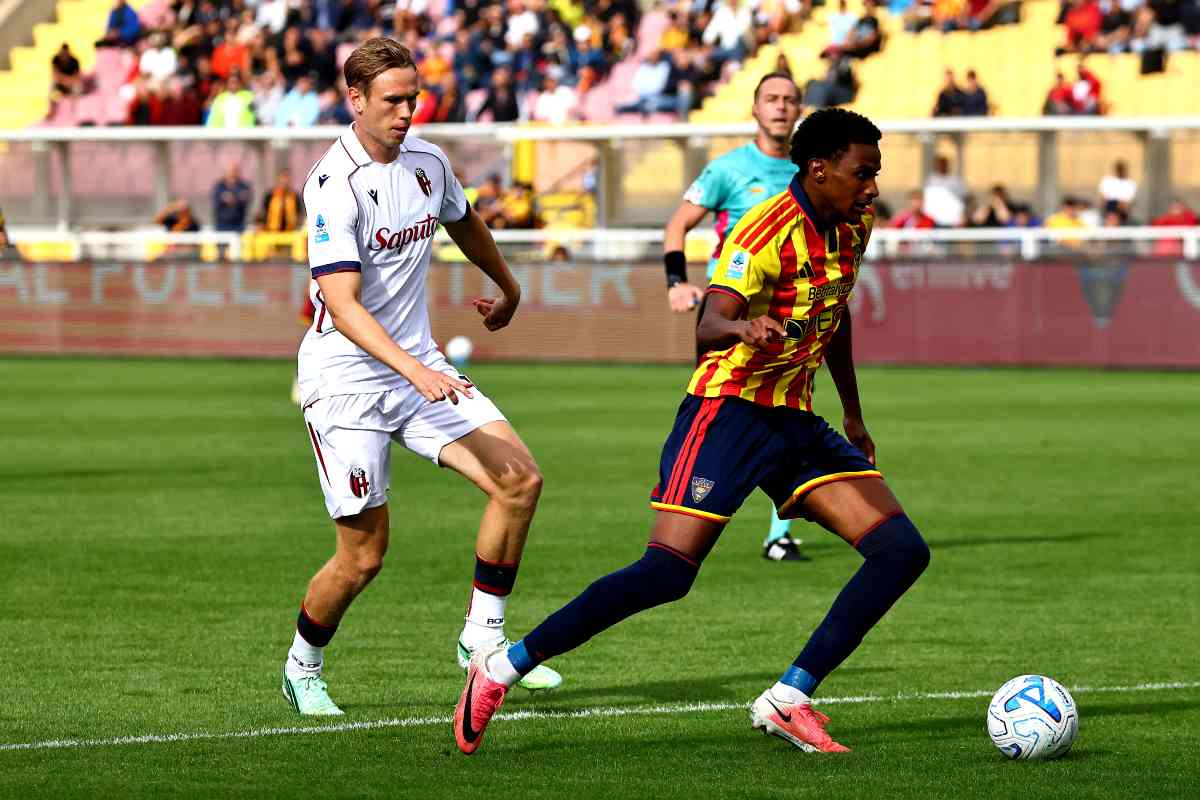 Lecce-Bologna, Fatah: “Contento per il gol, ma la gioia non è durata tanto. Il calcio è così”