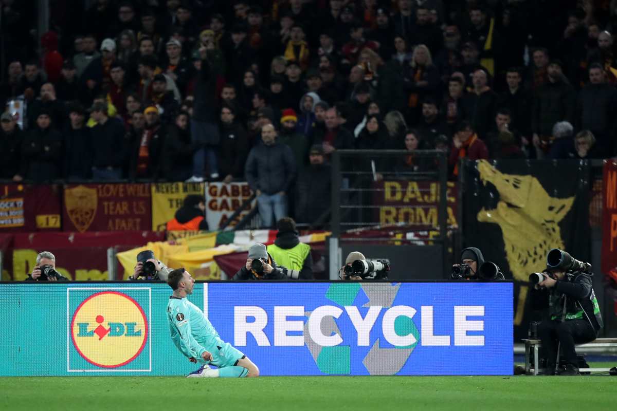 Bernardeschi esulta dopo il gol