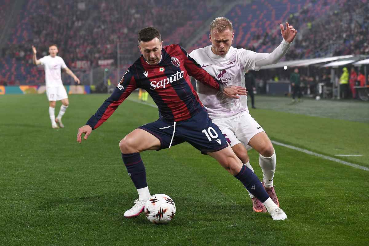 <span class='timeline-live-label'>LIVE</span> Diretta Bologna-Brann 0-0: parità all’intervallo. Espulso Sorensen