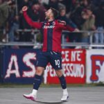 Federico Bernardeschi esulta dopo il gol in Bologna-Udinese