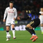 Federico Bernardeschi in azione durante Pisa-Bologna