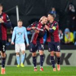 Bernardeschi che esulta insieme a Moro