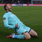 Bernardeschi esulta al gol contro il Salisburgo