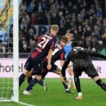 Ravaglia durante il gol della Lazio