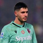 Federico Ravaglia durante Bologna-Milan