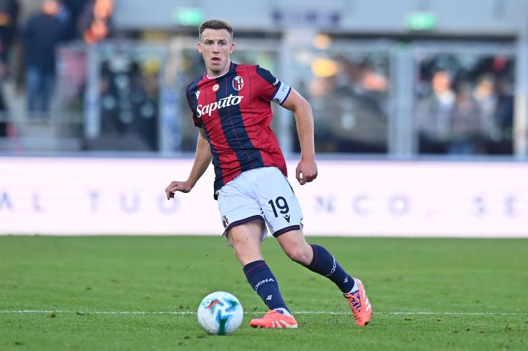 Lewis Ferguson of Bologna FC during the Serie A match between Bologna FC 1909 and SSC Napoli at Renato Dall'Ara Stadium on November 09, 2025 in Bologna, Italy.