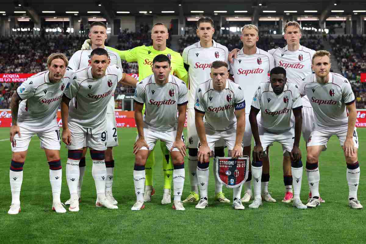 Foto di squadra a Bergamo
