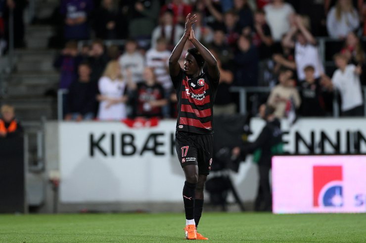 Franculino Gluda Djù saluta i tifosi