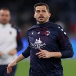 Remo Freuler of Bologna warms up prior to the UEFA Europa League 2025/26 Round of 16 Second Leg match between AS Roma and Bologna FC 1909 at Stadio Olimpico on March 19, 2026 in Rome, Italy.
