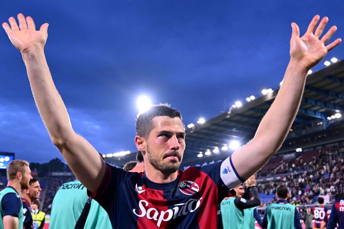 Remo Freuler in primo piano